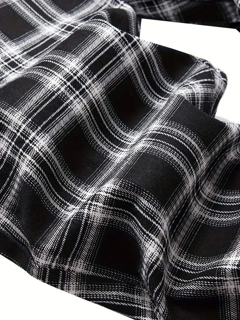 Plaid Casual Slim Fit Jeans - Image 4