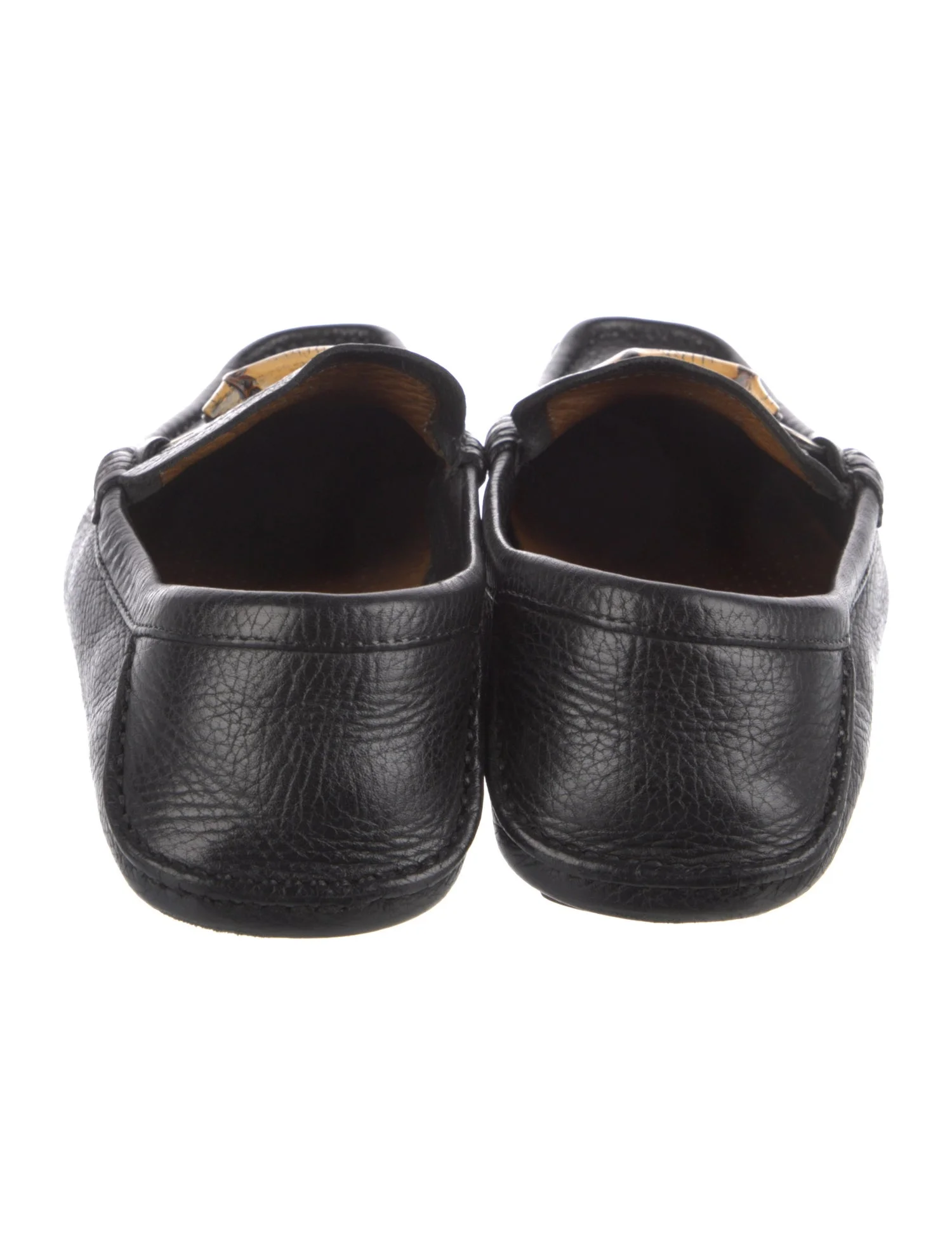 Gucci Vintage Bamboo Accent Drivers - Image 4