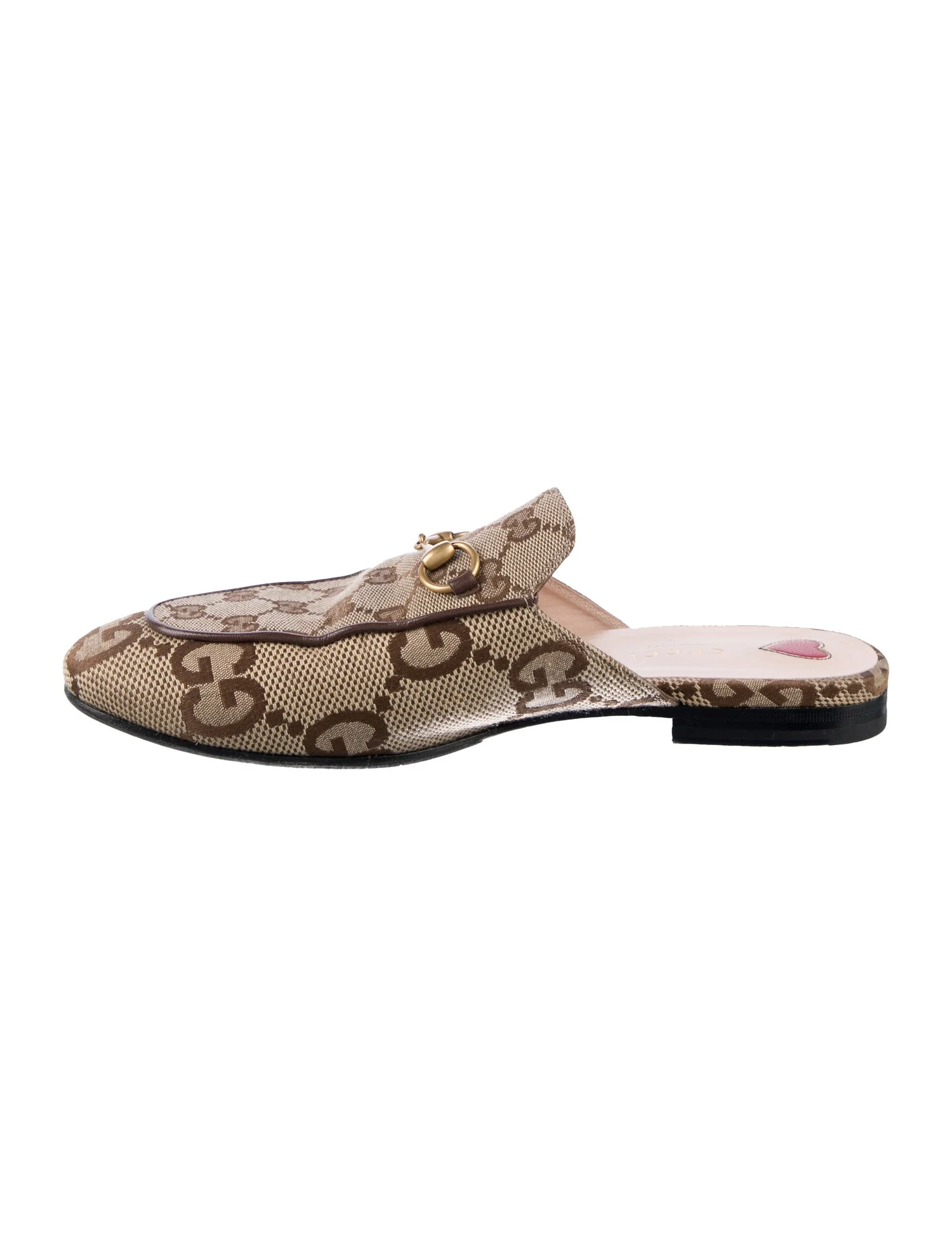 GG Canvas Canvas Mules