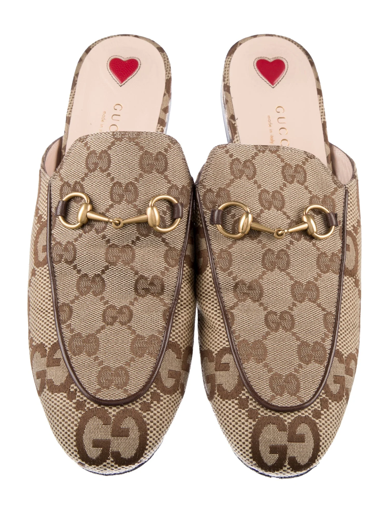 GG Canvas Canvas Mules - Image 4