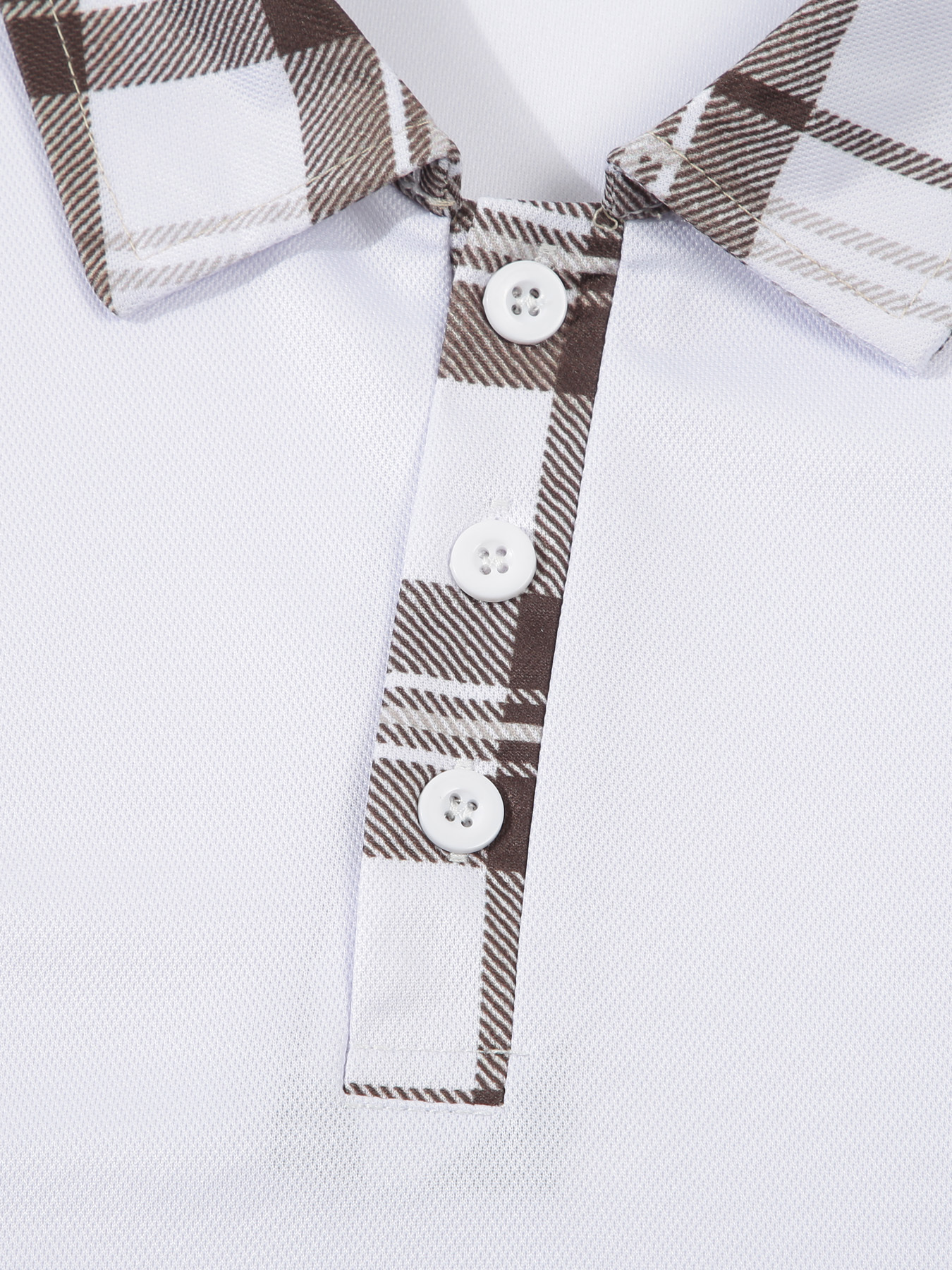 Polo Shirts Casual Contrast Collar - Image 4