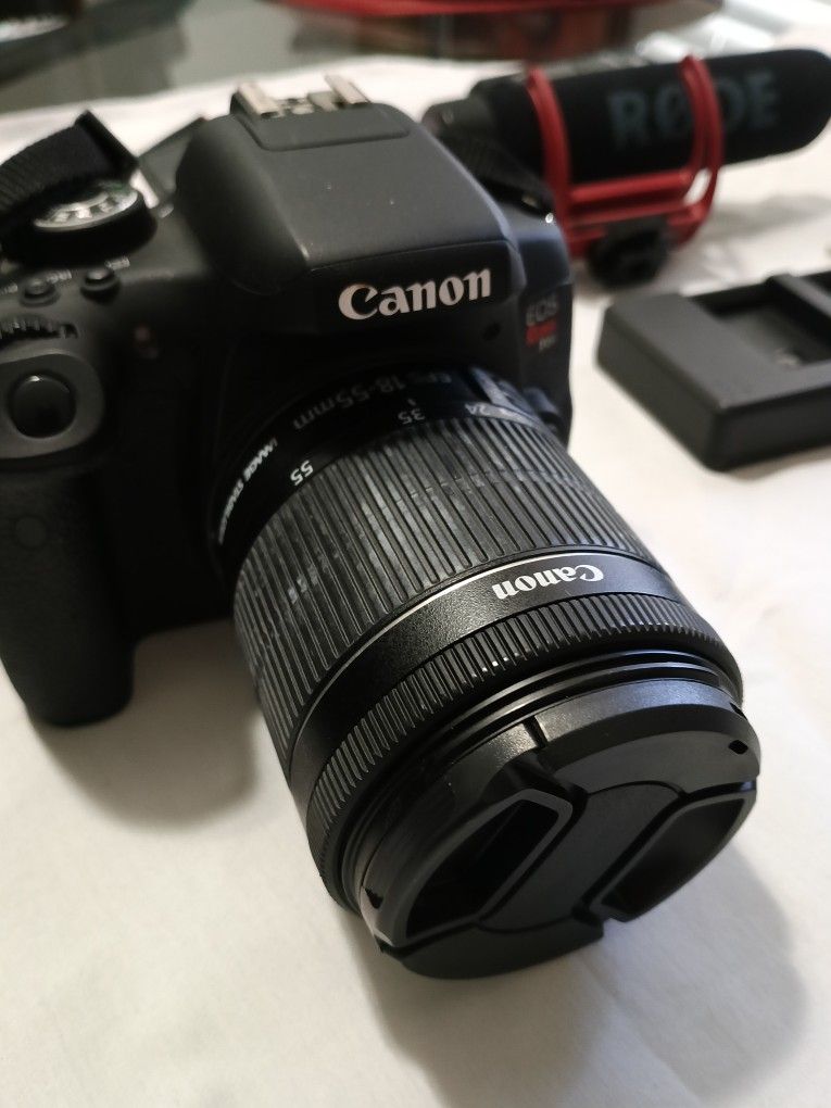 Canon T6i DSLR Camera w/Rode Mic - Image 7